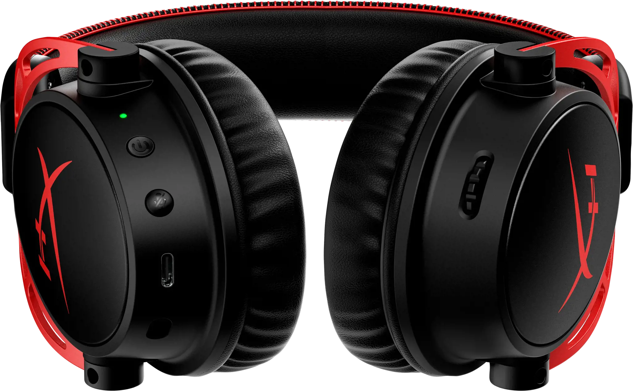 "HyperX Cloud Alpha" - belaidės žaidimų ausinės (juodai raudonos), belaidės, 15 - 21000 Hz, žaidimų, 335 g, ausinės, juodos, raudonos