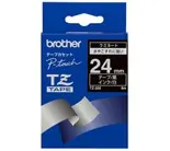 Brother Laminated tape 24mm, White on black, TZe, Thermal transfer, Brother, PT-7600, PT-2430PC, PT-2700, PT-2730, PT-9600, PT-9700PC, PT-9800PCN, 2.4 cm