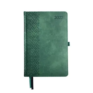 Kalendorius TRADITIONAL 2027, PU, A5, žalia LT
