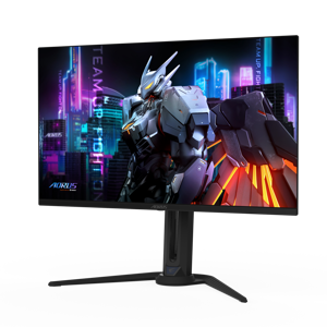 GIGABYTE AORUS FO32U2 32” OLED Gaming Monitor - 3840 x 2160(UHD), 240Hz, 0.03ms, KVM, 250 cd/m2, FreeSync Premium Pro, DisplayHDR True Black 400, HDMI 2.1, 80 cm (31.5"), 3840 x 2160 pixels, 4K Ultra HD, OLED, 0.03 ms, Black