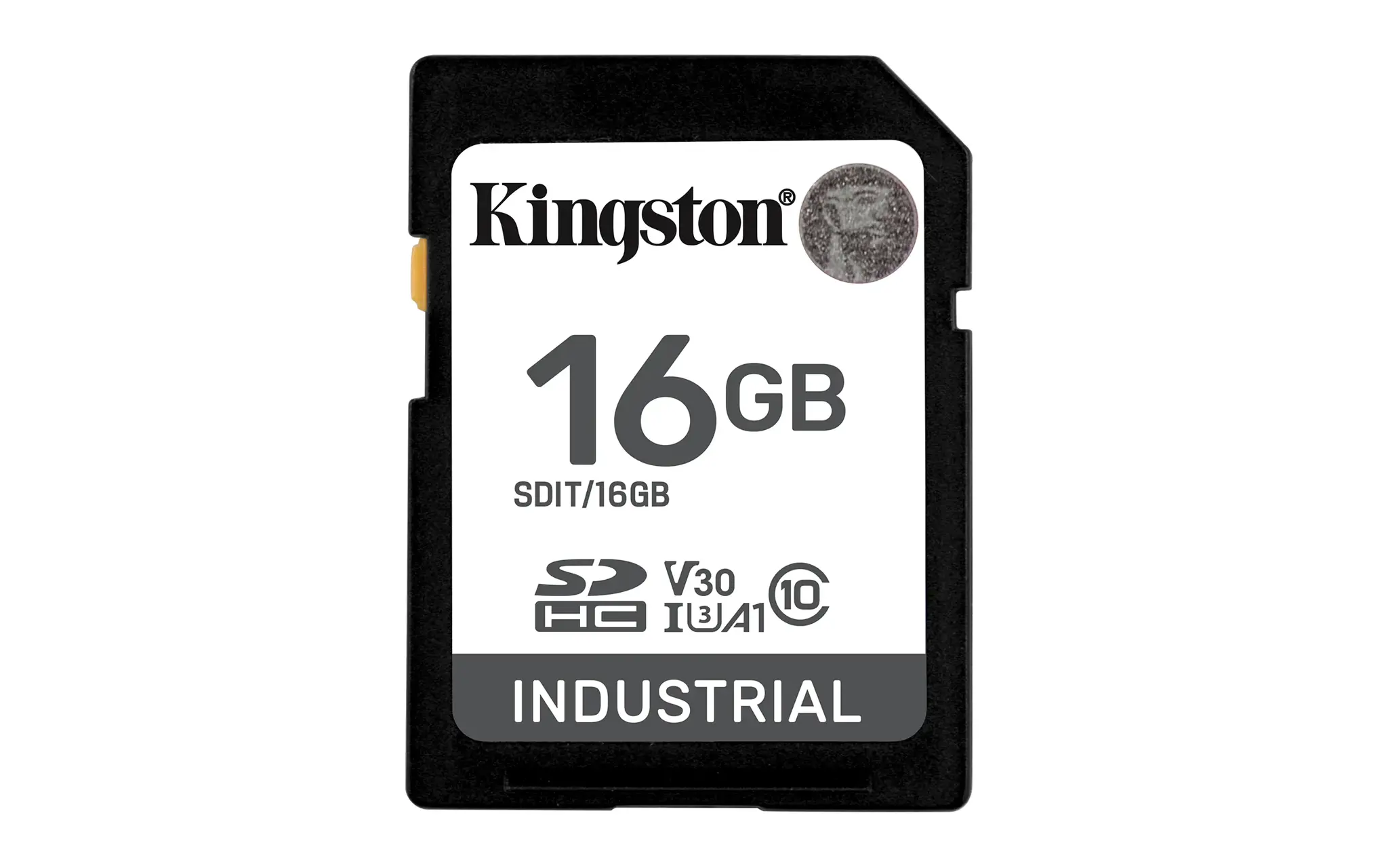 KINGSTON 16GB SDHC pramoninis -40C iki 85C C10 UHS-I U3 V30 A1 pSLC