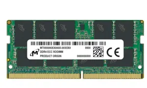 "Micron" SO-DIMM ECC DDR4 32GB 2Rx8 3200MHz PC4-25600 MTA18ASF4G72HZ-3G2R