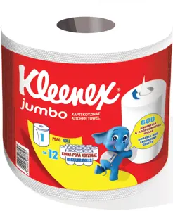 KLEENEX popieriniai rankšluosčiai Jumbo (600lap.)