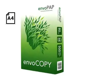 Biuro popierius ekologiškas envoCOPY  A4, 80g, 500 lapų