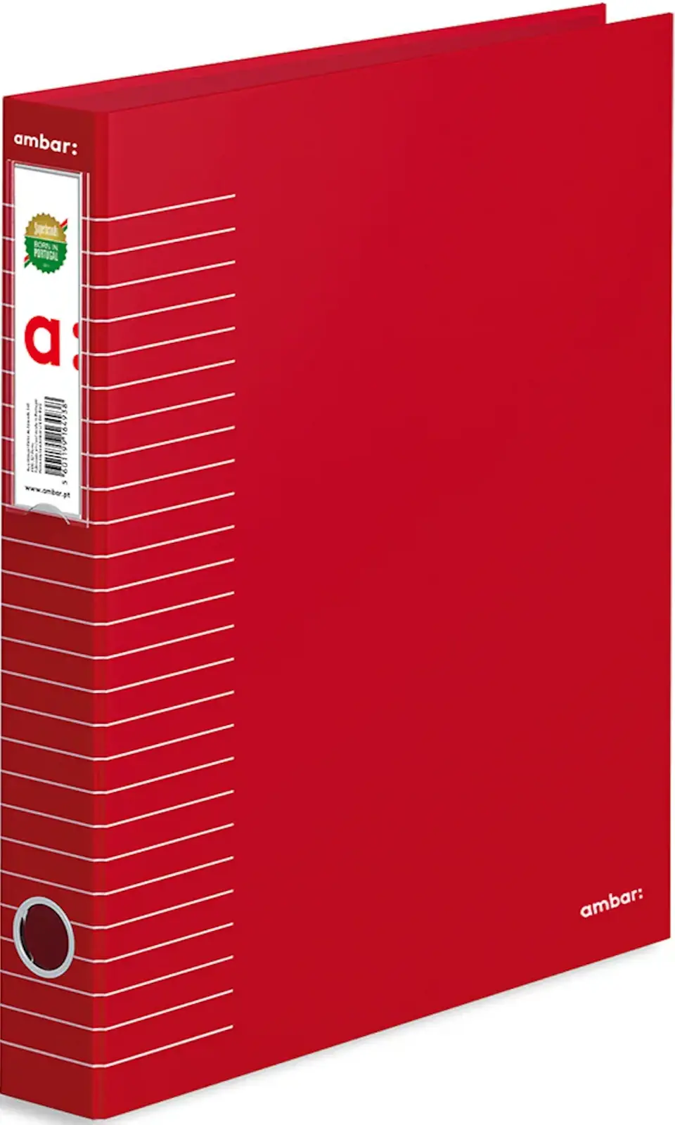 A4 Ringbinder 2 Rings Ambar Din Sts Red