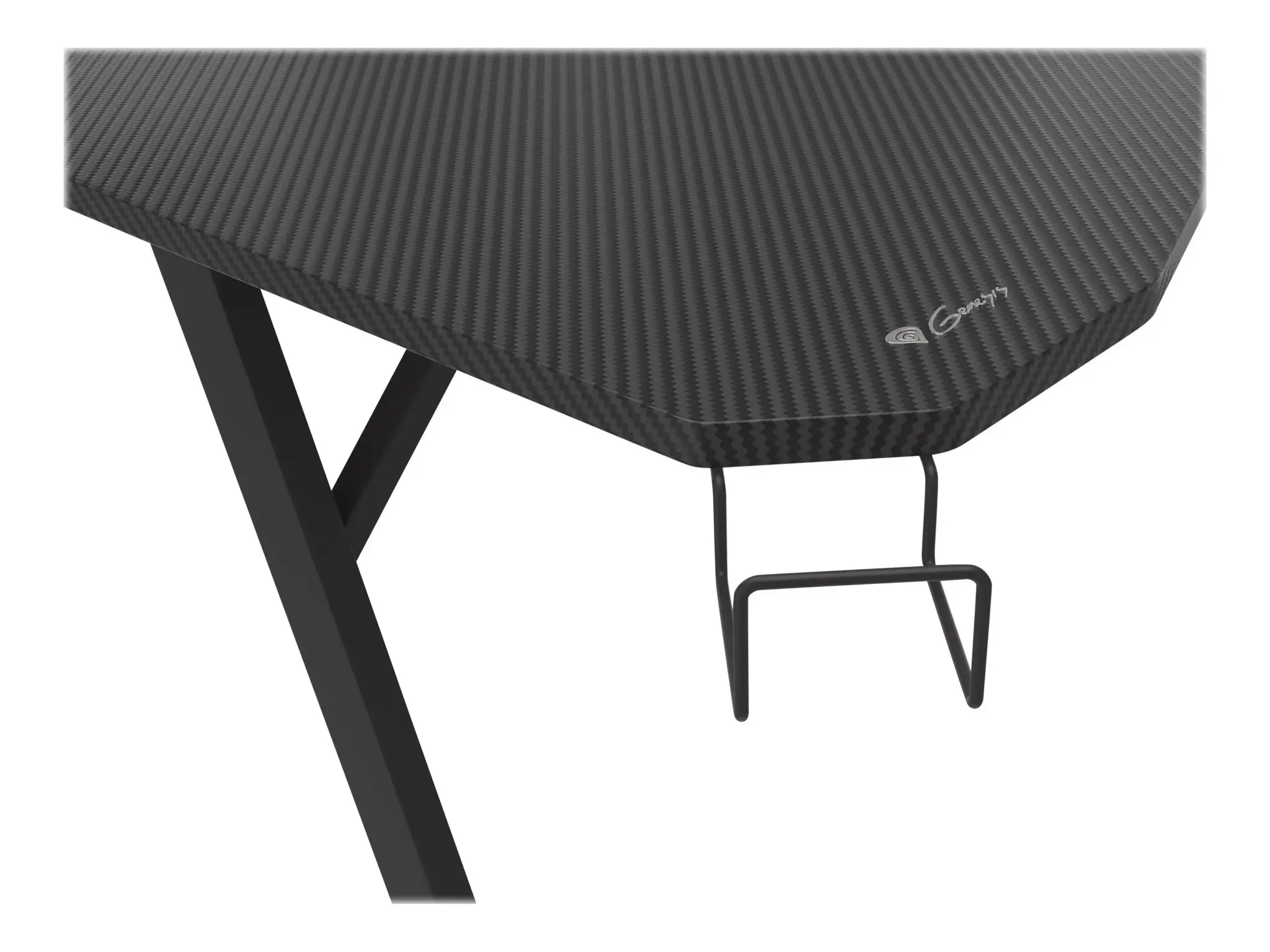 Žaidimų stalas Natec Genesis Holm 510 RGB, Juoda