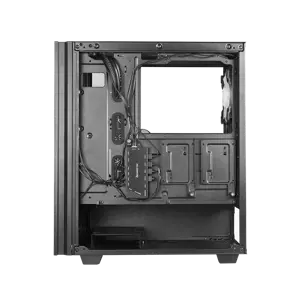 Chieftec HUNTER 2, Midi Tower, PC, Black, ATX, micro ATX, Micro-ITX, Metal, Tempered glass, Gaming