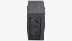 "Aerocool HEXFORMBKV2" Micro ATX kompiuterio korpusas 3 ventiliatoriai FRGB Juoda, Mini Tower, Kompiuteris, Juoda, micro ATX, Mini-ITX, ABS, SPCC, Galinis, Priekinis