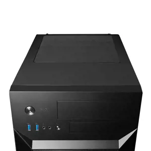 Chieftec CI-02B-OP, Cube, PC, Black, micro ATX, Mini-ITX, SPCC, Home/Office
