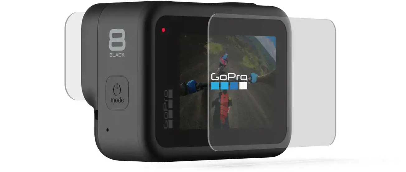 "GoPro" grūdinto stiklo objektyvo + ekrano apsauga HERO8 Black