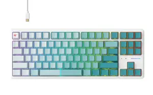 Havit KB901L - gaming keyboard (white and green)