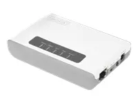 DIGITUS 2 prievadų USB 2.0 belaidis daugiafunkcinis tinklo serveris 300 Mbps