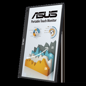 ASUS ZenScreen MB16AHT, 39,6 cm (15,6"), 1920 x 1080 taškų, "Full HD", 5 ms, juodas