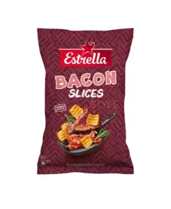 Kvietiniai traškučiai ESTRELLA, šoninės skonio,110 g