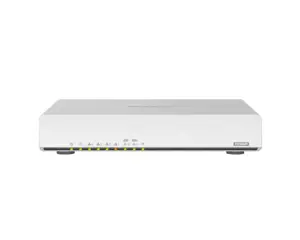 QNAP QHora-301W, "Wi-Fi 6" (802.11ax), dviejų dažnių (2,4 GHz / 5 GHz), Ethernet LAN, baltas, stalinis maršrutizatorius