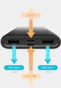 SILICON POWER GP 15 Powerbank 10000 Black