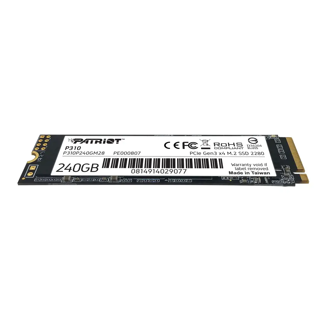 SSD diskas PATRIOT MEMORY P310P240GM28 240 GB, M.2 2280, PCIe 3.0 x4 (NVMe)