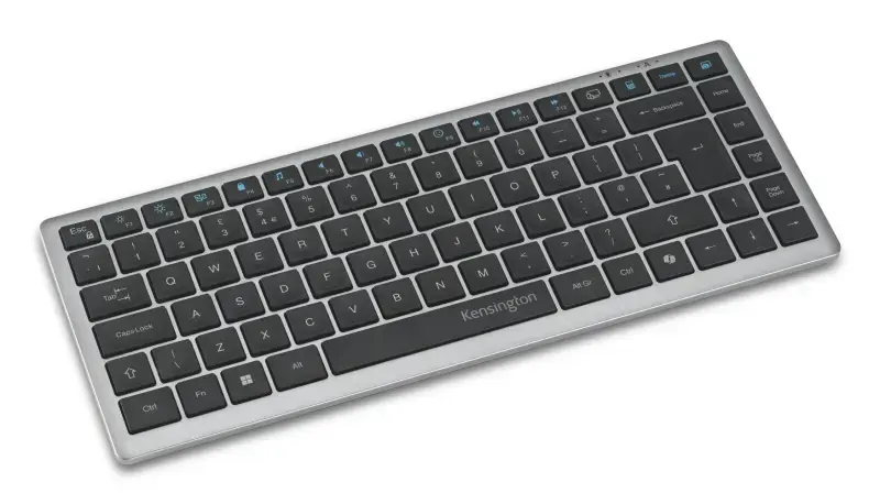 Kensington KB435 EQ Rechargeable Multi-Device Compact Klaviatūra RF+BT, US, Space Grey