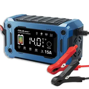 Qoltec 52496 Charger 12V 15A | Rectifier with repair function and maintaining power supply during b…