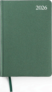 Kalendorius STANDARD 2026, PVC, A5, žalia LT