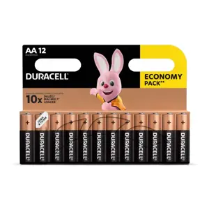 Duracell 5000394203334, Vienkartinė baterija, AA, šarminė, 1,5 V, 12 vnt., juoda, bronzinė