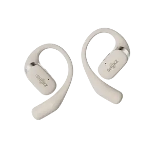 SHOKZ OpenFit, Belaidės, Skambučiai/Muzika/Sportas/Kiekviendienai, 73,85 g, ausinės, baltos spalvos