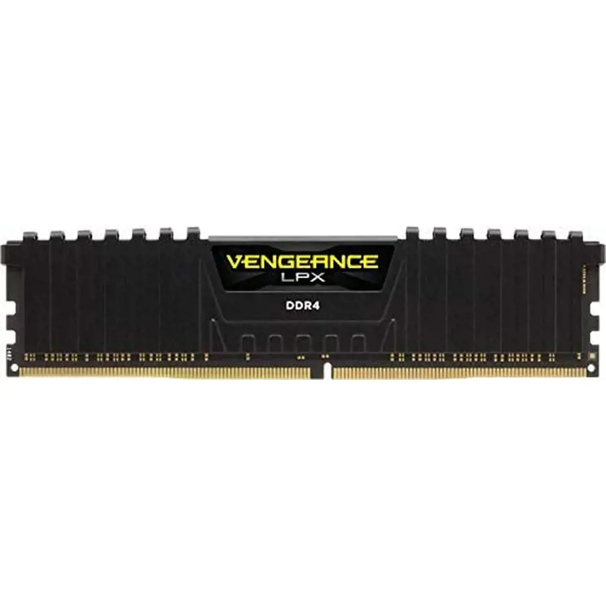 CORSAIR Vengeance 16GB DDR4 DIMM 3200MHz 1x16GB Unbuffered Dual Rank 16-20-20-38 XMP 2.0 LPX PCB 1.35V Heatspreader Black