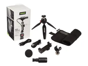 "Shure MV88+ VIDEO KIT" juodos spalvos stalinis mikrofonas