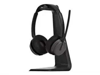 LENOVO EPOS IMPACT 1061T BLUETOOTH WIRED/WIRELESS ACTIVE NOISE CANCELLING HEADSET - BLACK