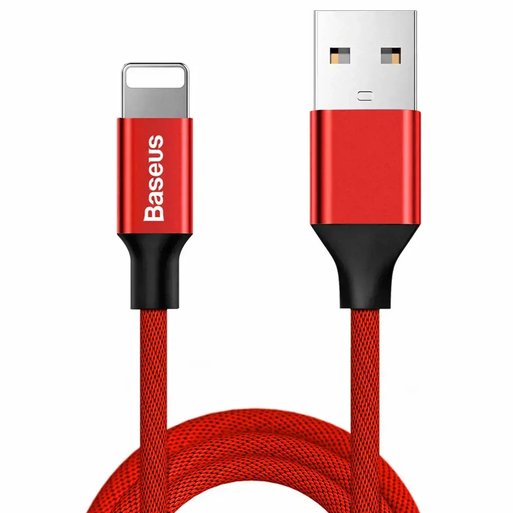 Baseus Yiven USB | Lightning Cable with Material Braid 1,8M red (CALYW-A09)