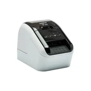 Brother QL-800, DK, tiesioginio terminio spausdinimo, 300 x 600 DPI, 148 mm/s, laidinis, juodas, pilkas