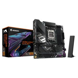 Gigabyte X870M AORUS ELITE WIFI7 | Processor family AMD | Processor socket AM5 | DDR5 | Supported h…