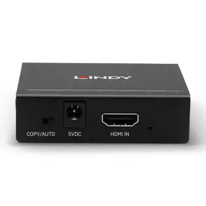 "Lindy" HDMI 4K skirstytuvas, 2 prievadai, 3D, 2160p30, HDMI, 2x HDMI, 3840 x 20160 taškų, 1920 x 1080 (HD 1080), 3840 x 2160, 1080p, 2160p