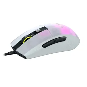 "ROCCAT Burst Pro", dešiniarankis, optinis, USB Type-A, 16000 DPI, baltas