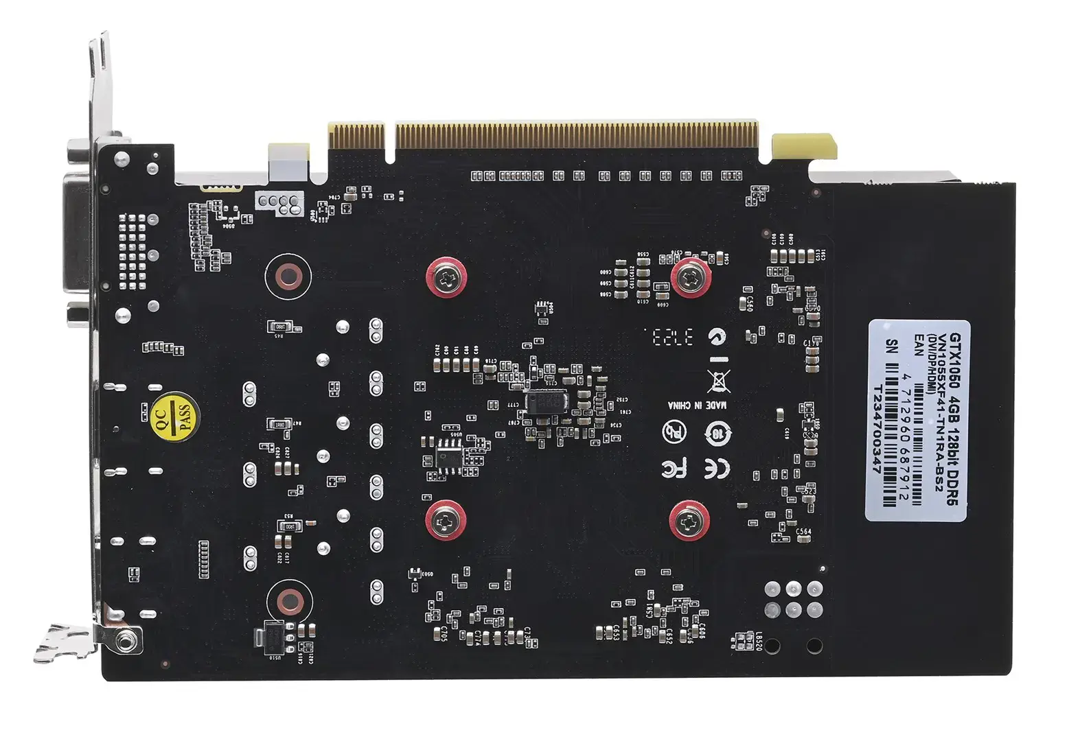 Vaizdo plokštė BIOSTAR GeForce GTX 1050 4 GB, GDDR5, VN1055XF41