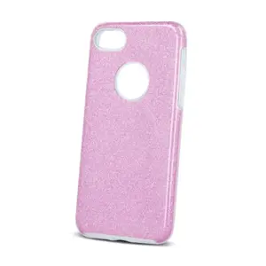 Blizgantis 3in1 dėklas iPhone 11 rožinės spalvos