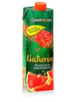 Gaivusis rausvųjų greipfrutų gėrimas ELMENHORSTER Naturina, su vaisių minkštimu, 25%, 1 l