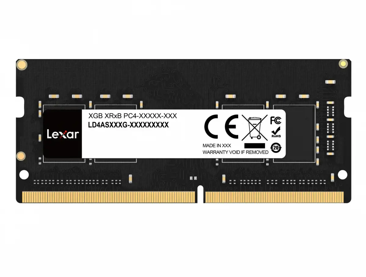 LEXAR DDR4 32GB 260 PIN So-DIMM 3200Mbps, CL22, 1,2 V - BLISTER pakuotė