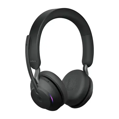 "Jabra Evolve2 65 USB-A Black MS Stereo, belaidis, biure / skambučių centre, 20 - 20000 Hz, 176,4 g, ausinės, juodos spalvos