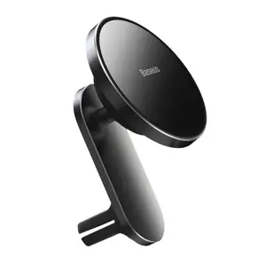 Baseus Big Energy car mount with wireless charger 15W for Iphone 12 (Black)