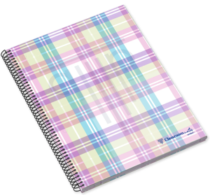 A4 H.C.Sp.Bk 100sh 90g C.Mates Pastel Sq, Multicolor