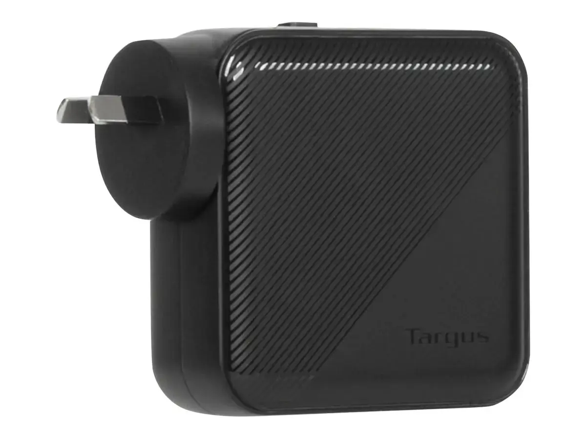 TARGUS 100W Gan įkroviklis su keliavimo adapteriais