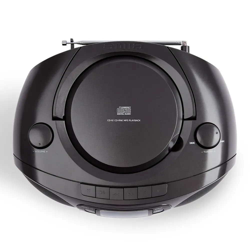 "Aiwa BBTC-550BK" nešiojamoji stereo sistema Digital 6 W Black