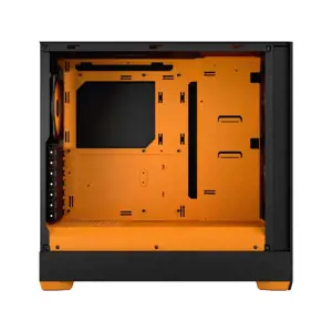 FRACTAL DESIGN "Pop Air" RGB oranžinis šerdis TG skaidrus atspalvis