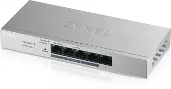 Zyxel GS1200-5HP v2, valdomas, Gigabit Ethernet (10/100/1000), dvipusis duomenų perdavimas, maitinimas per Ethernet (PoE)