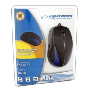 ESPERANZA EM102B SIRIUS 3D WIRED OPTICAL MOUSE USB BLACK|BLUE
