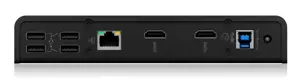 ICY BOX IB-DK2251AC Daugiafunkcinė nešiojamųjų ir asmeninių kompiuterių prijungimo stotelė