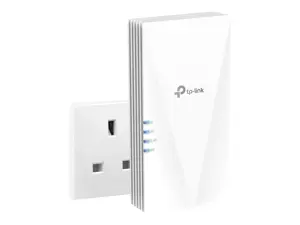 TP-Link AX3000 Mesh WiFi 6 Extender, baltas, vidinis, tinklinis maršrutizatorius, maitinimas, būsena, CE: 2,4 GHz ≤16 dBm, 5 GHz ≤21 dBm, CE, RoHS