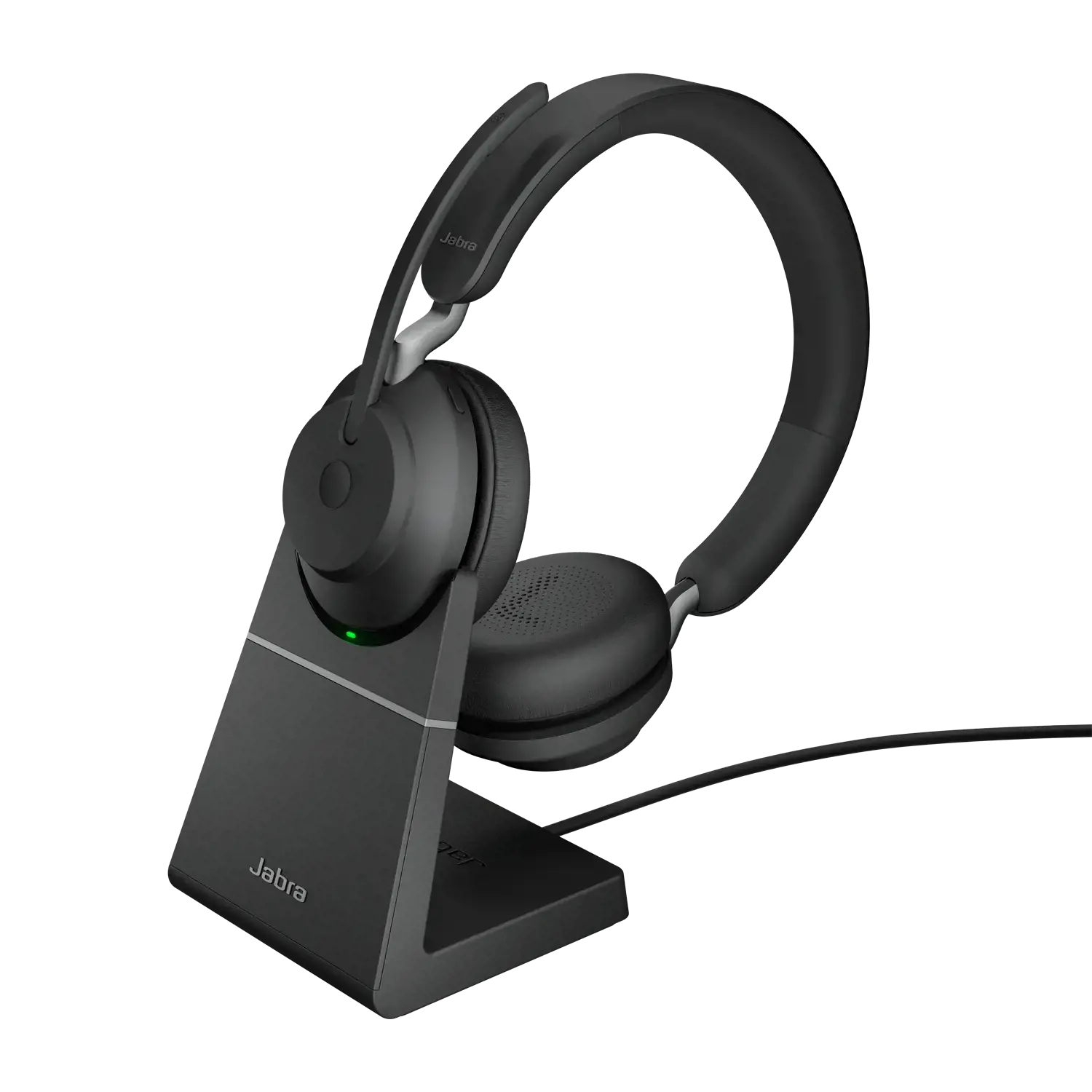 JABRA Evolve2 65 Link380a UC Stereo stovas juodas