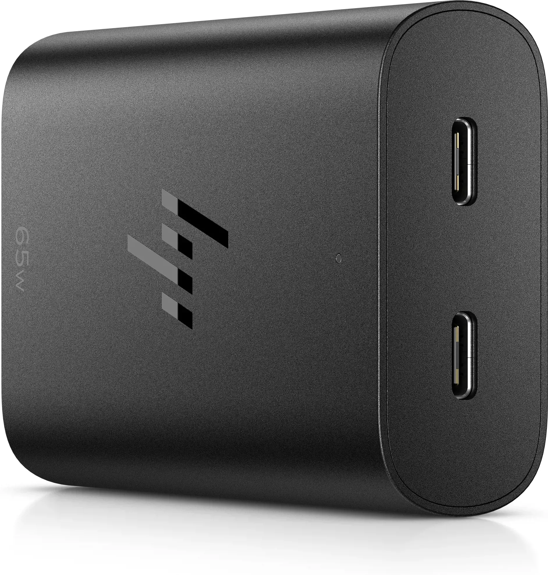 HP 65W GaN USB-C nešiojamojo kompiuterio įkroviklis, vidinis, USB, 1 m, juodas